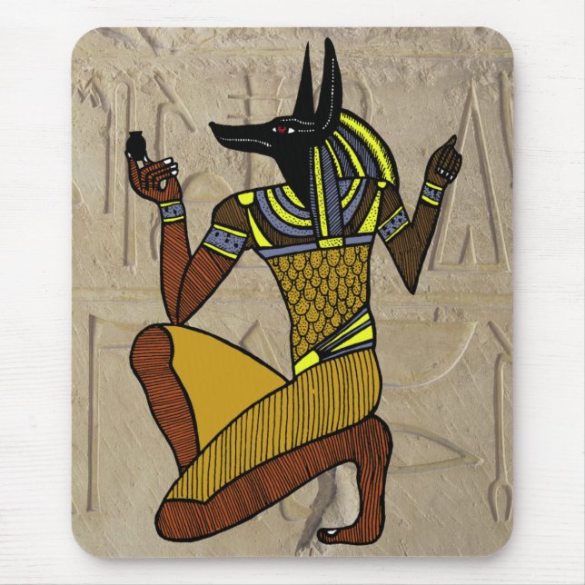 Tapis De Souris Agenouillement Anubis Mousepad (Devant)