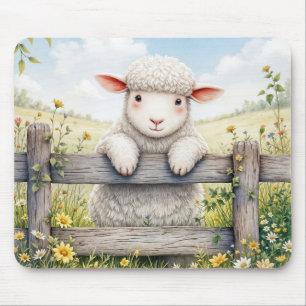 Tapis De Souris Agneau Migné À La Ferme
