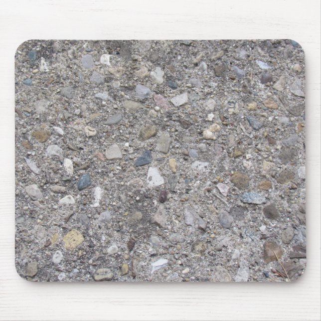Tapis De Souris Agrégat exposé (imprimé, non fait de béton) (Devant)
