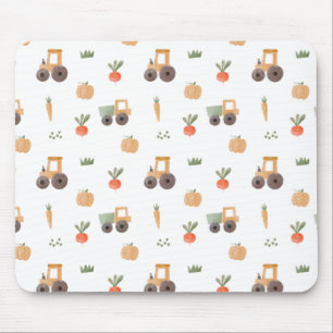 Tapis De Souris Agritourisme jardin aquarelle Motif amusant