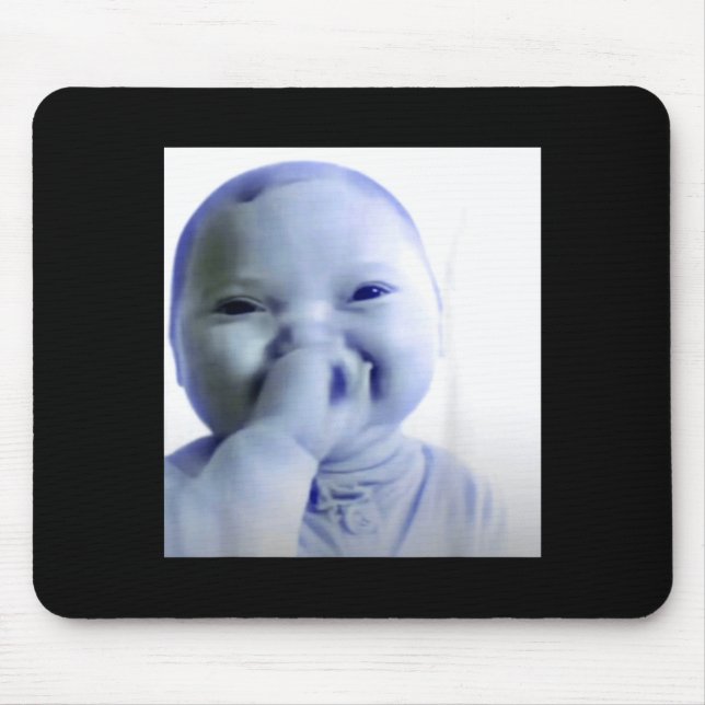 Tapis De Souris Ai Baby Meme Funny Laughing Baby Baby Meme Brainro (Devant)