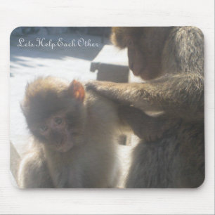 Tapis De Souris Aidons-Nous Les Autres Mousepad
