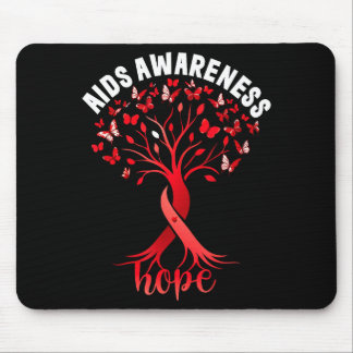 Tapis De Souris Aids_hiv Awareness World Aids Day Red Ribbon Hope 