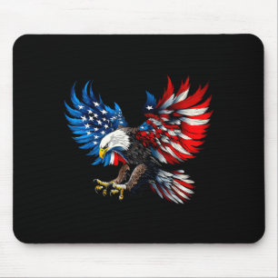 Tapis De Souris Aigle Chauve 1776-2026 250 Ans Américain 250e 4