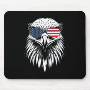 Tapis De Souris Aigle Cool Drapeau Américain Usa 4 Juillet Pour Ho