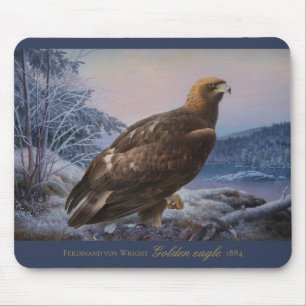 Tapis De Souris Aigle d'or Ferdinand von Wright 1884 Faune