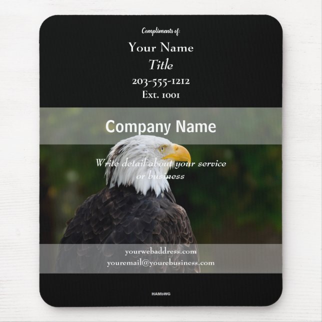Tapis De Souris Aigle Mousepad promotionnel - HAMbyWG (Devant)