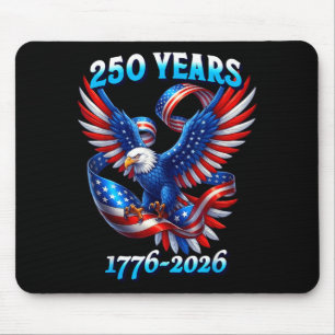 Tapis De Souris Aigle patriotique et drapeau 250 ans 1776-2026 4