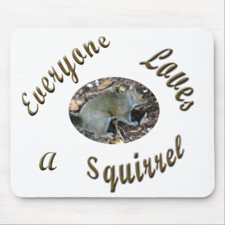 Tapis De Souris Aime un écureuil Mousepad