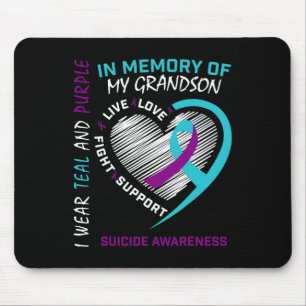 Tapis De Souris Aimé Un En Mémoire De La Sensibilisation Au Suicid