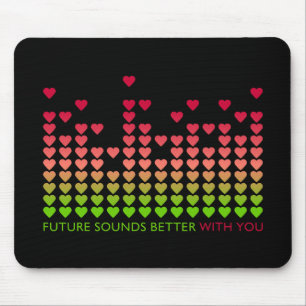 Tapis De Souris Aimer Equalizer Saint Valentin