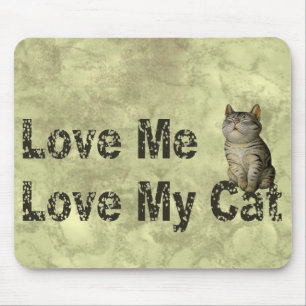 Tapis De Souris Aimez mon chat