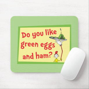 Tapis De Souris Aimez-vous les œufs verts et le jambon ?