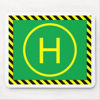 Tapis De Souris Aire d'atterrissage vertical de Heli