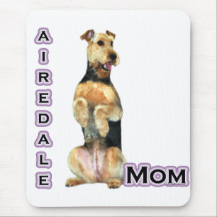 Tapis De Souris Airedale Terrier Maman 4