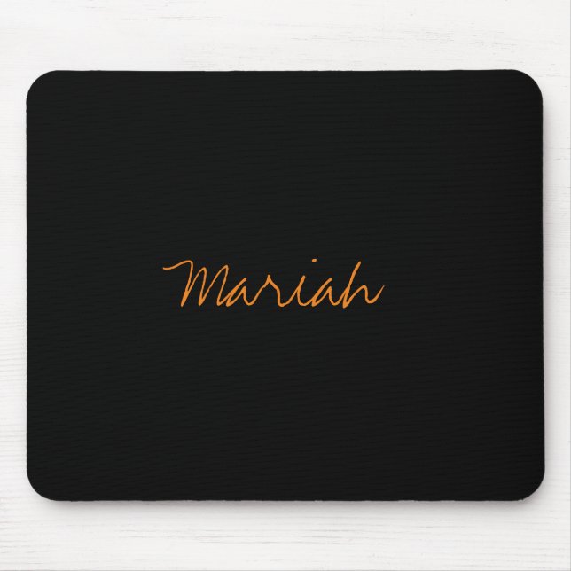 Tapis De Souris Ajouter un nom Elegant Creative Classic Handwritin (Devant)