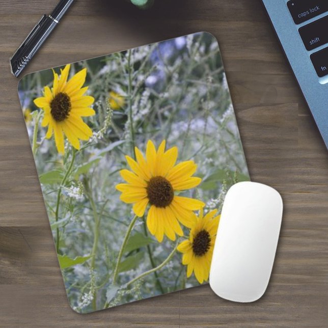 Tapis De Souris Ajouter Votre Photo Personnalisée Pile Diagonale F (sunflower photo mouse pad in vertical format)