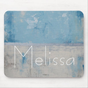 Tapis De Souris Ajoutez votre aura   argentée nommée