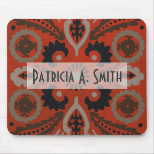 Tapis De Souris Ajoutez votre cinabre nommé Suzani II de  