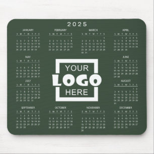 Tapis De Souris Ajoutez votre propre logo d'entreprise 2025 Calend