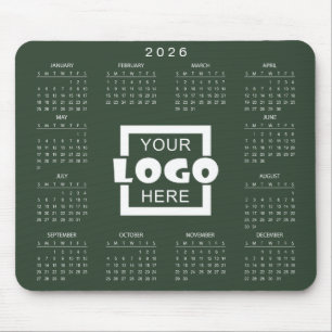 Tapis De Souris Ajoutez votre propre logo d'entreprise Calendrier