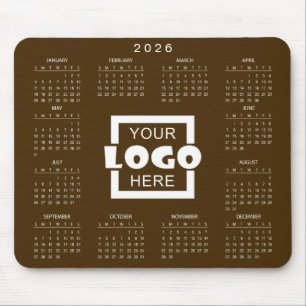 Tapis De Souris Ajoutez votre propre logo d'entreprise Calendrier 