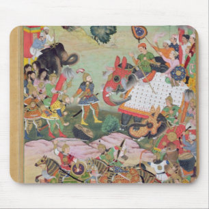 Tapis De Souris Akbar recevant les tambours et les normes a