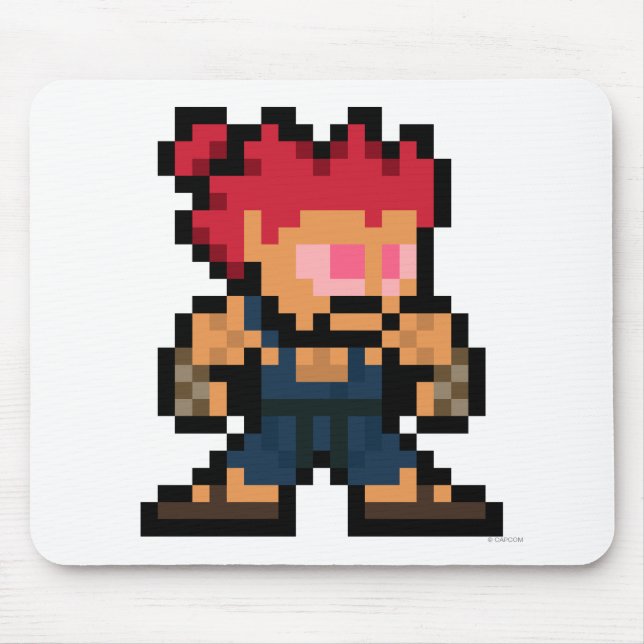 Tapis De Souris Akuma à 8 bits (Devant)