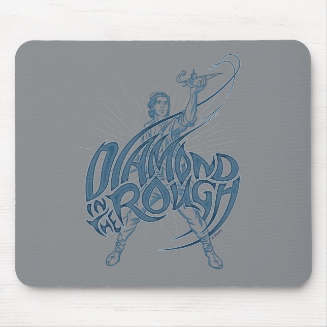 Tapis De Souris Aladdin | Diamant Dans Le Rough (Devant)