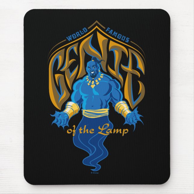 Tapis De Souris Aladdin | Génie de la Lampe célèbre dans le monde (Devant)