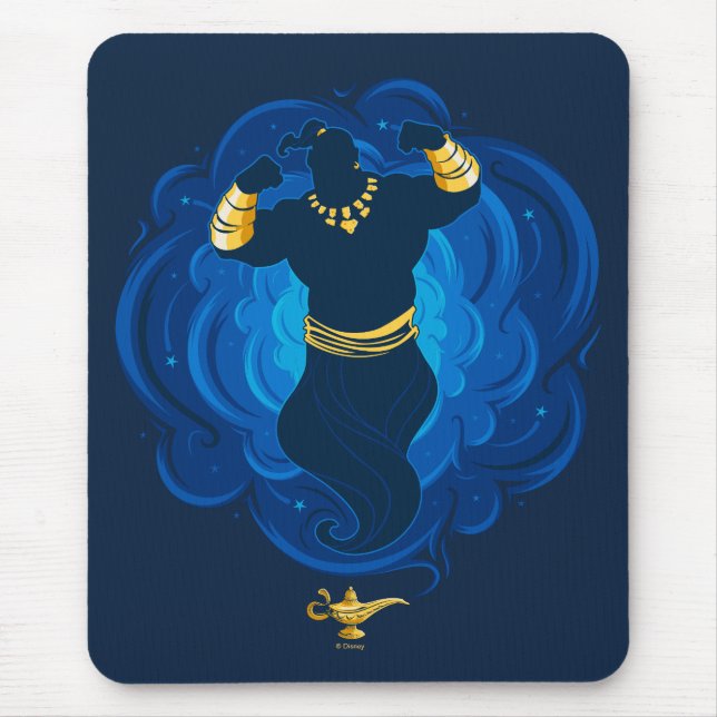 Tapis De Souris Aladdin | Génie Émergent De La Lampe (Devant)