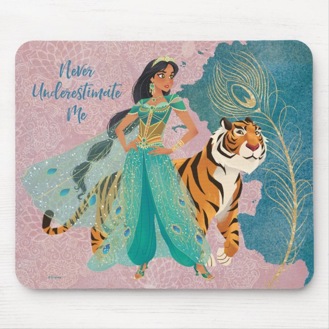 Tapis De Souris Aladdin | Jasmine & Raja "Ne jamais me sous-estime (Devant)