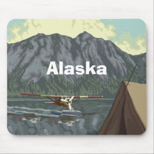 Tapis De Souris Alaska Bush Plane Souvenirs