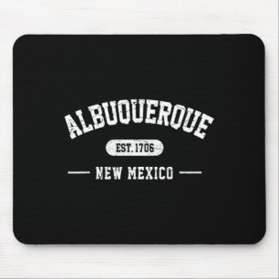 Tapis De Souris Albuquerque Nouveau-Mexique Établie 1706 Vintage R
