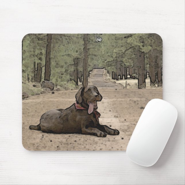 Tapis De Souris Alertez Le Laboratoire De Chocolat Sur Une Oeuvre  (Avec souris)