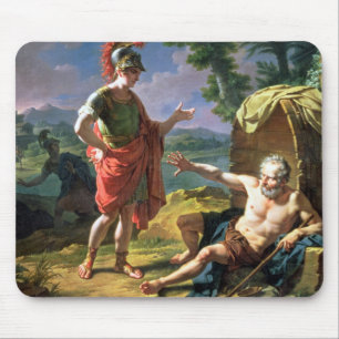 Tapis De Souris Alexandre et Diogène, 1818 (huile sur la toile)