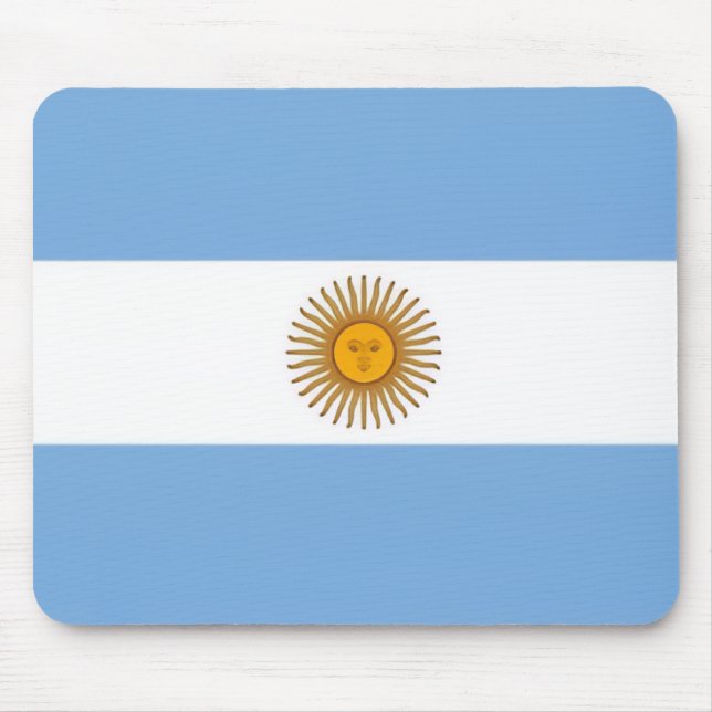 Tapis De Souris Alfombrilla para ratón con la bandera de Argentina (Devant)