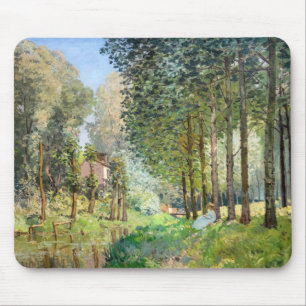 Tapis De Souris Alfred Sisley - Repos au bord du ruisseau