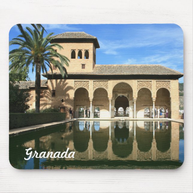 Tapis De Souris Alhambra Grenade Espagne Mousepad (Devant)