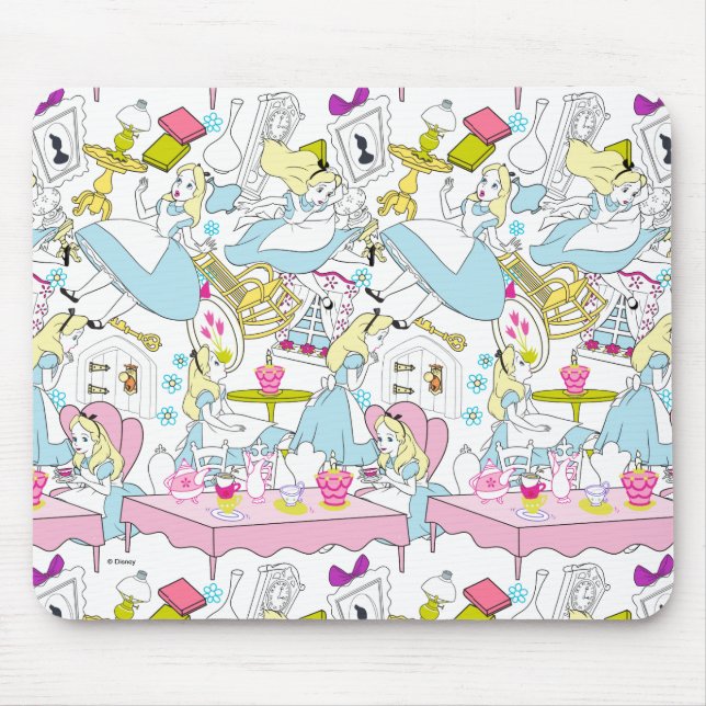 Tapis De Souris Alice au pays des merveilles | Motif surdimensionn (Devant)