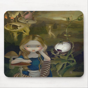 Tapis De Souris Alice au pays des merveilles Mousepad de paysage