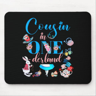 Tapis De Souris Alice dans Onederland Cousine de la famille de l'a