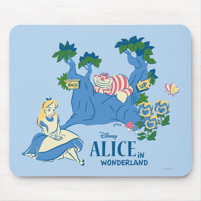 Tapis De Souris Alice et Cheshire Cat (Devant)