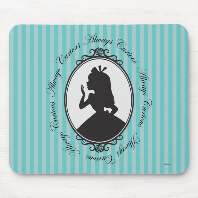 Tapis De Souris Alice | Toujours curieux (Devant)