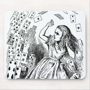 Tapis De Souris Alice vintage au pays des merveilles, Jouer aux ca