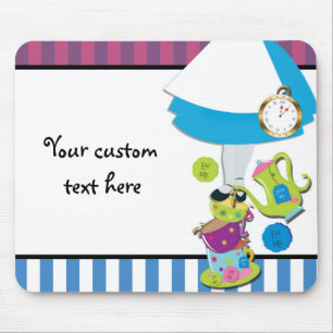 Tapis De Souris Alice Wonderland Mad Whimsical Tea Party