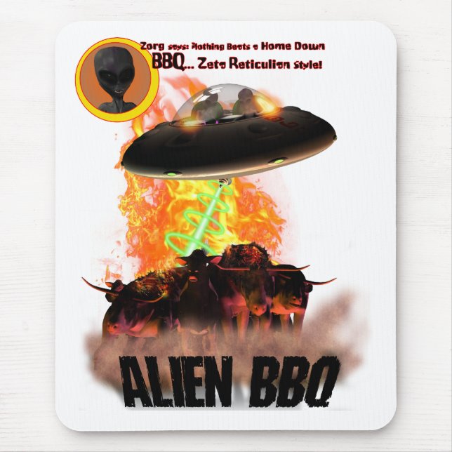 Tapis De Souris Alien BB-Q Mousepad (Devant)