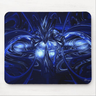 Tapis De Souris Alien dans le bleu
