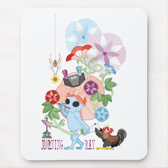 Tapis De Souris Alien GRIS DU MATIN (Devant)