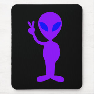 Tapis De Souris Alien pourpre